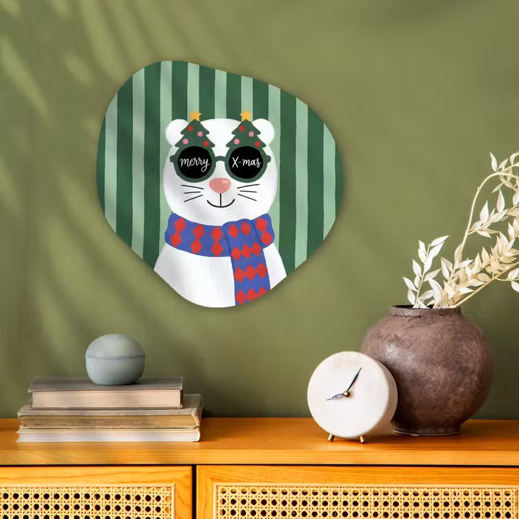 Organisch schilderij - Forex - Dier - Winter - Cartoon — 2