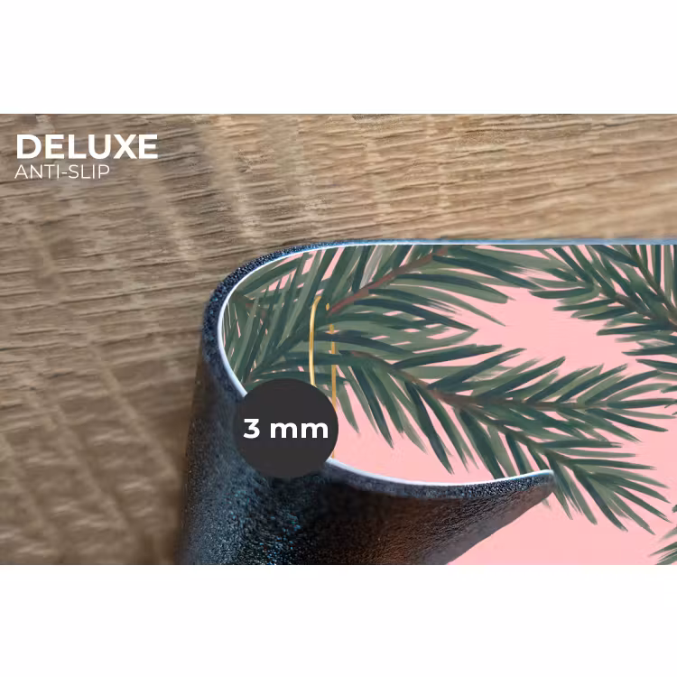 Placemat - 6 stuks - Kerstbal - Roze - Kerst — 4