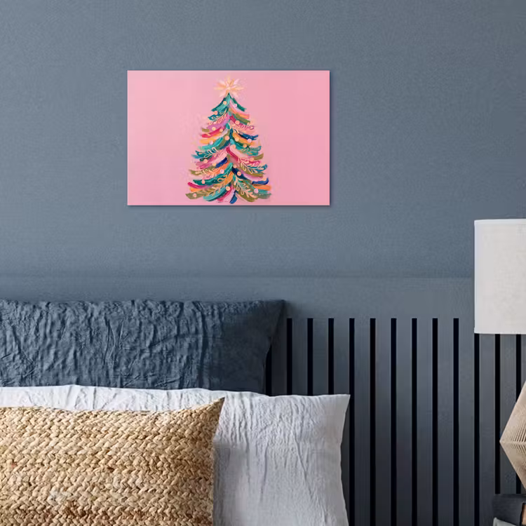 Poster - Kerstboom - Abstract - Kleurrijk — 3