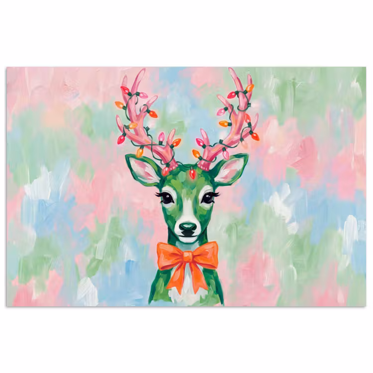 Poster - Hert - Kerst - Dieren — 1