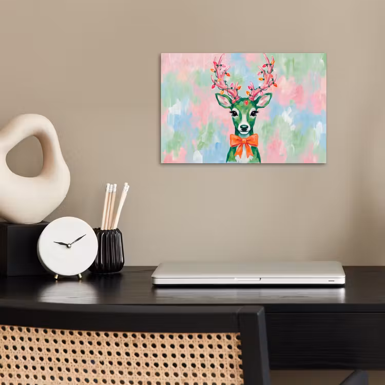 Poster - Hert - Kerst - Dieren — 2