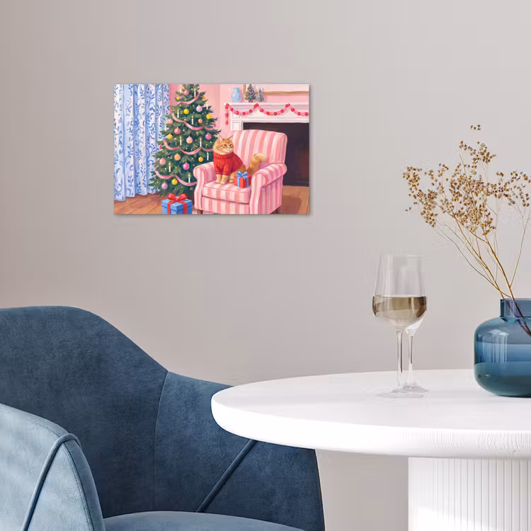 Poster - Kat - Kerst - Interieur — 4