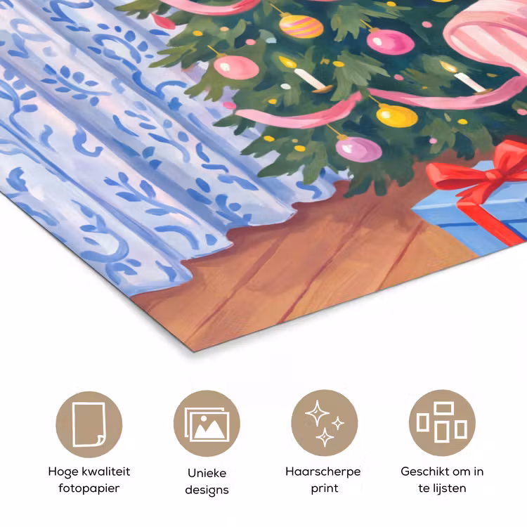 Poster - Kat - Kerst - Interieur — 5