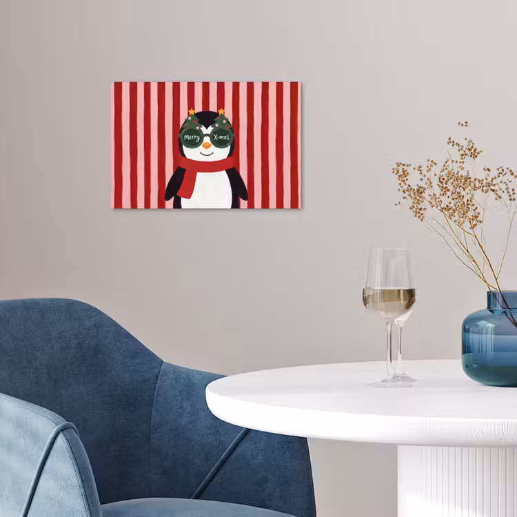 Poster - Pinguïn - Kerst - Illustratie — 4