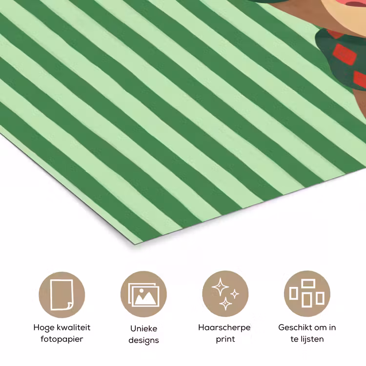 Poster - Rendier - Kerst - Illustratie — 5