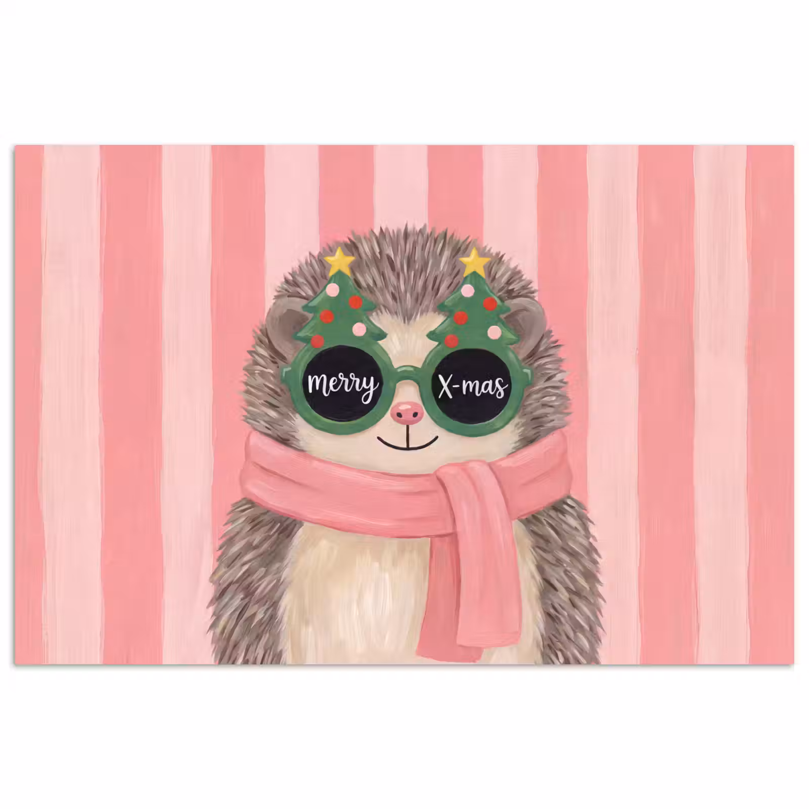 Poster - Egel - Kerst - Illustratie — 1
