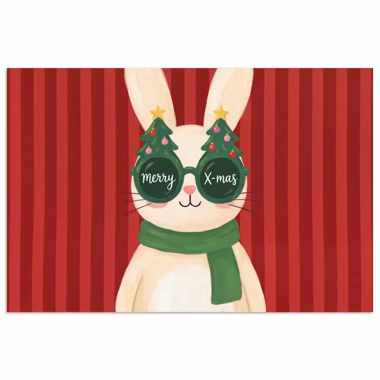 Poster - Konijn - Kerst - Dieren — 1