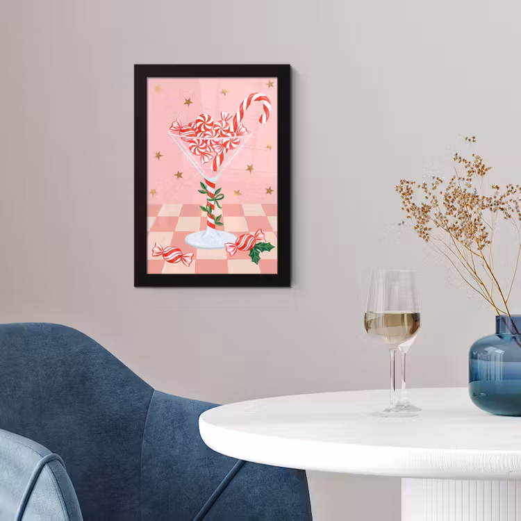 Poster met lijst - Snoep - Glas - Roze — 4