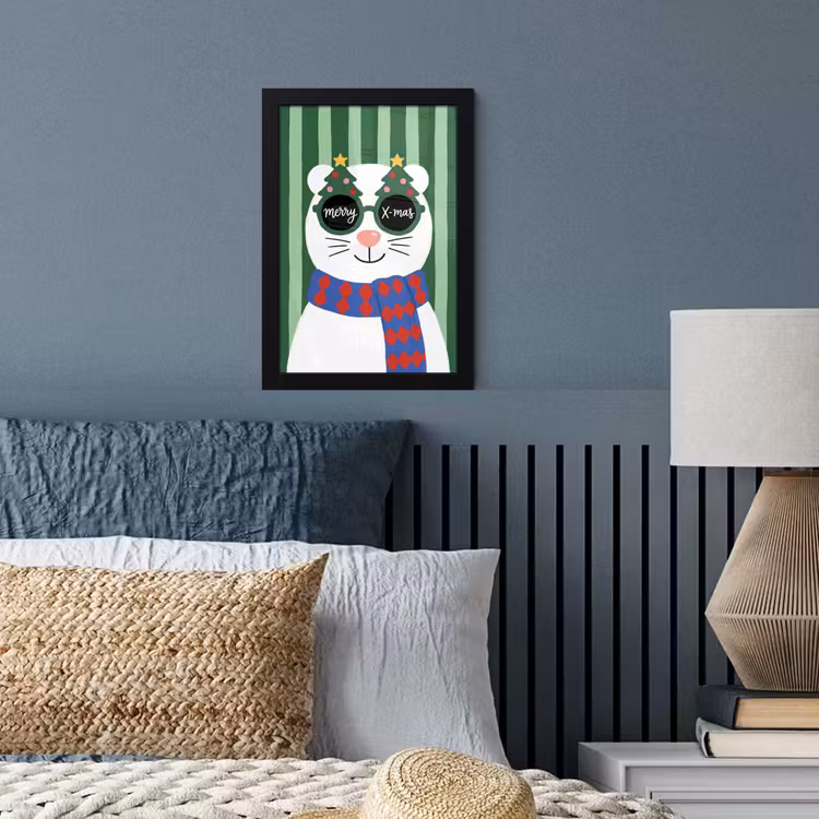 Poster met lijst - Dier - Winter - Cartoon — 3