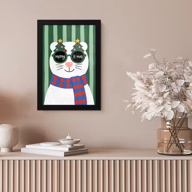 Poster met lijst - Dier - Winter - Cartoon — 5
