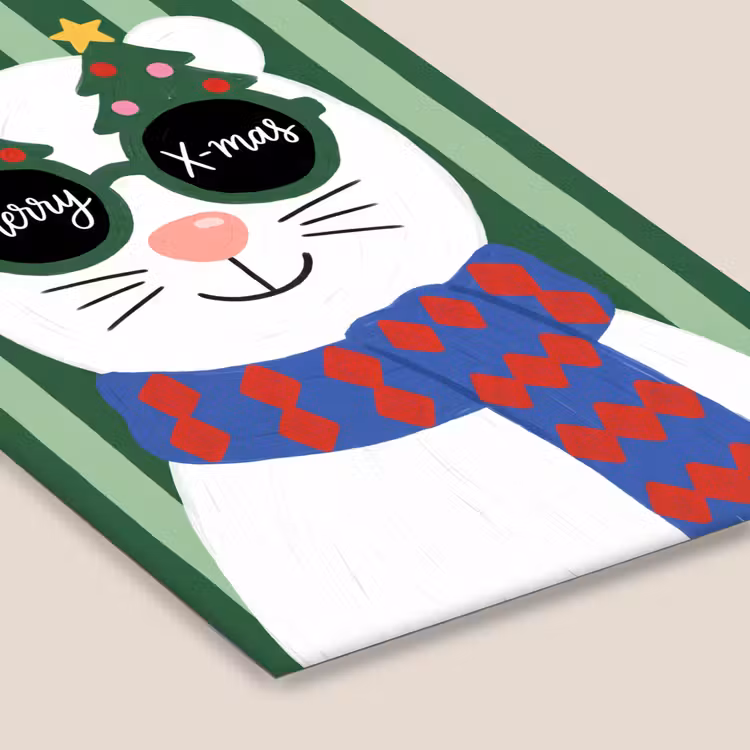 Poster met lijst - Dier - Winter - Cartoon — 7