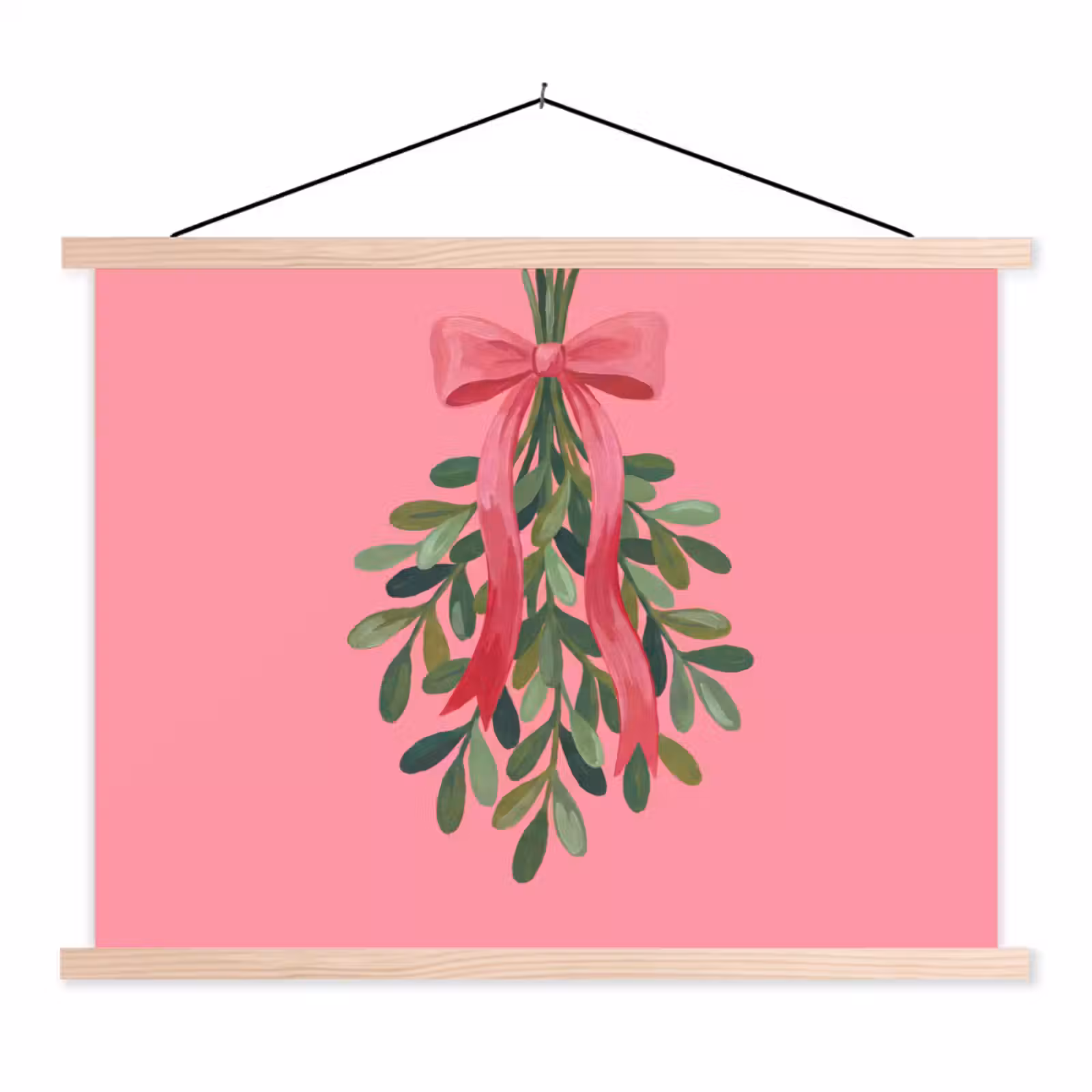 Schoolplaat - Plant - Lint - Roze — 1
