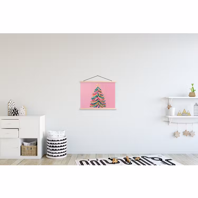 Schoolplaat - Kerstboom - Abstract - Kleurrijk — 3