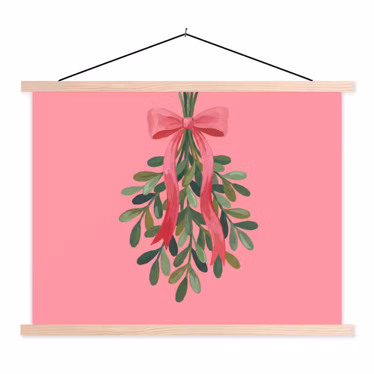 Schoolplaat - Plant - Lint - Roze — 1