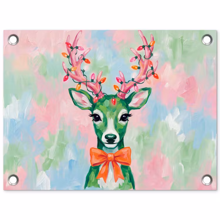 Tuinposter - Hert - Kerst - Dieren — 1