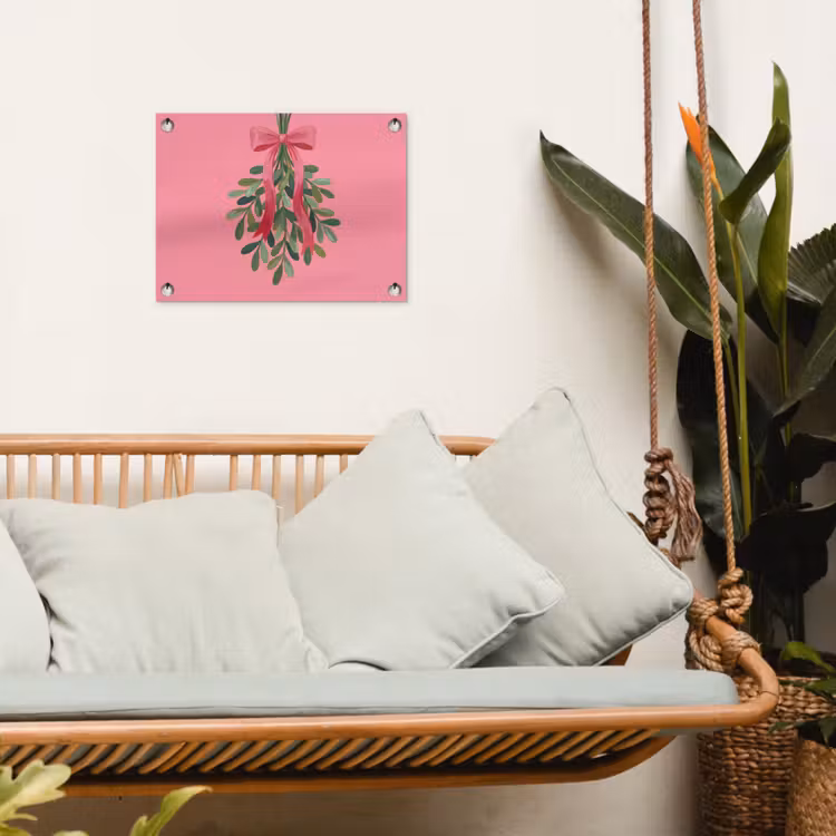 Tuinposter - Plant - Lint - Roze — 5