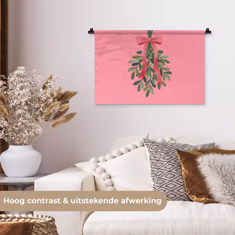 Wandkleed - Plant - Lint - Roze — 4