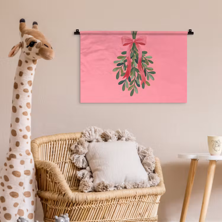 Wandkleed - Plant - Lint - Roze — 5