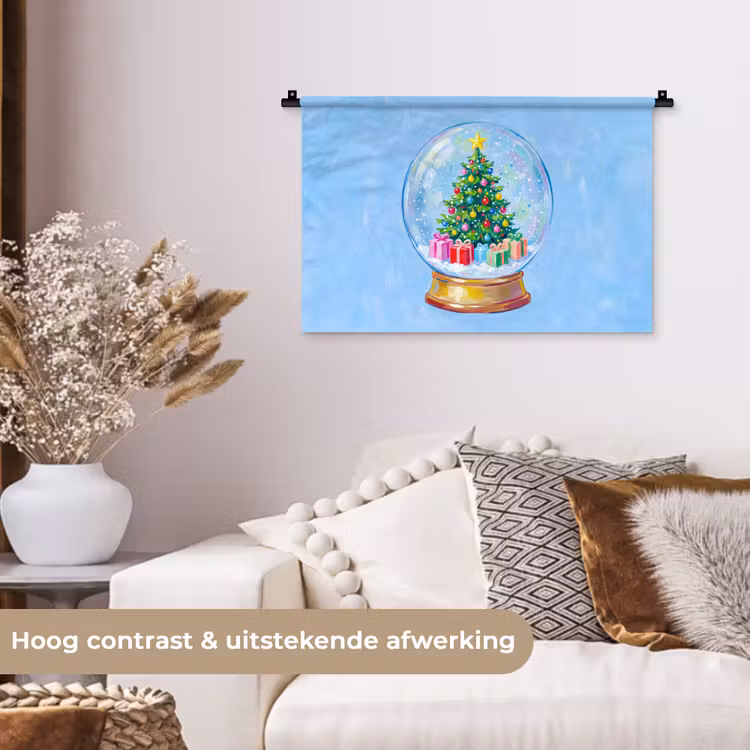 Wandkleed - Sneeuwbol - Kerst - Cadeaus — 4