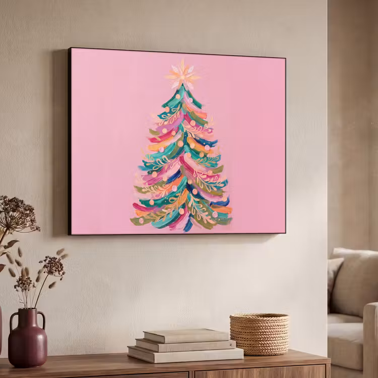 Art Frame - Kerstboom - Abstract - Kleurrijk — 7