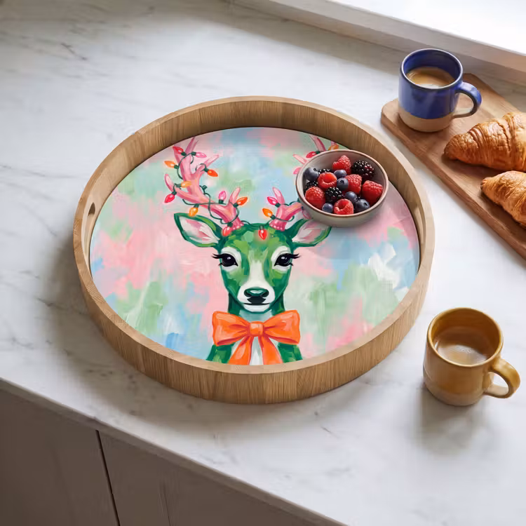 Dienblad - Hert - Kerst - Dieren — 4