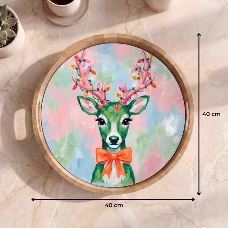 Dienblad - Hert - Kerst - Dieren — 9