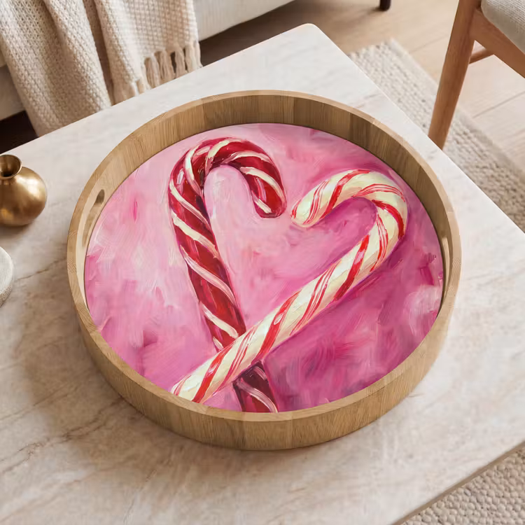 Dienblad - Snoep - Hart - Roze — 2
