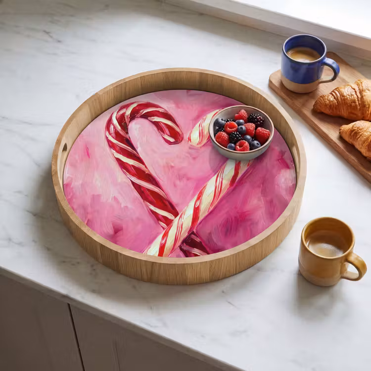 Dienblad - Snoep - Hart - Roze — 4