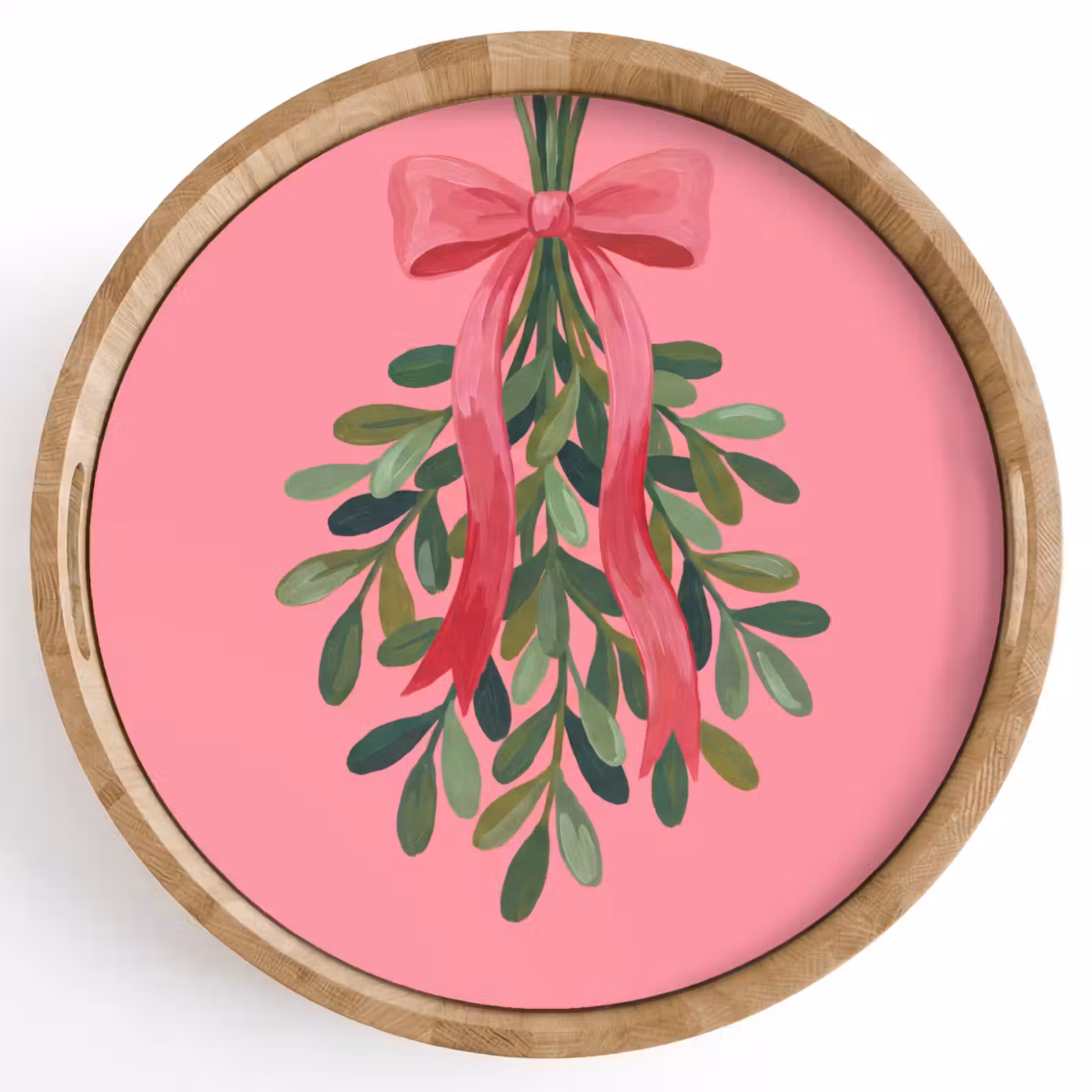 Dienblad - Plant - Lint - Roze — 1