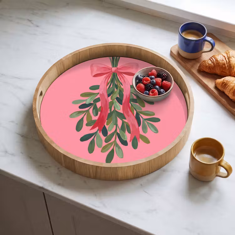 Dienblad - Plant - Lint - Roze — 4