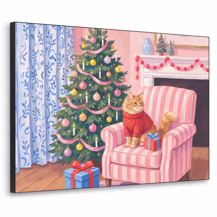 Art Frame - Kat - Kerst - Interieur