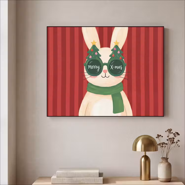Art Frame - Konijn - Kerst - Dieren — 5