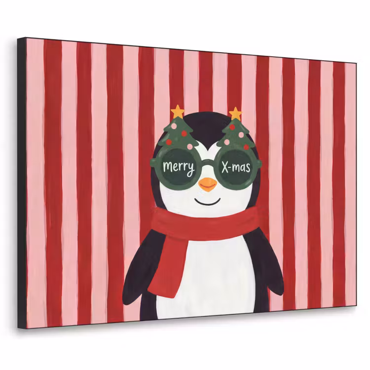 Art Frame - Pinguïn - Kerst - Illustratie — 1