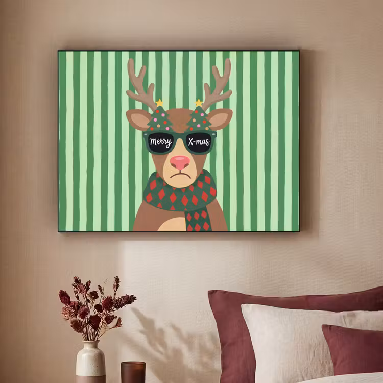 Art Frame - Rendier - Kerst - Illustratie — 3