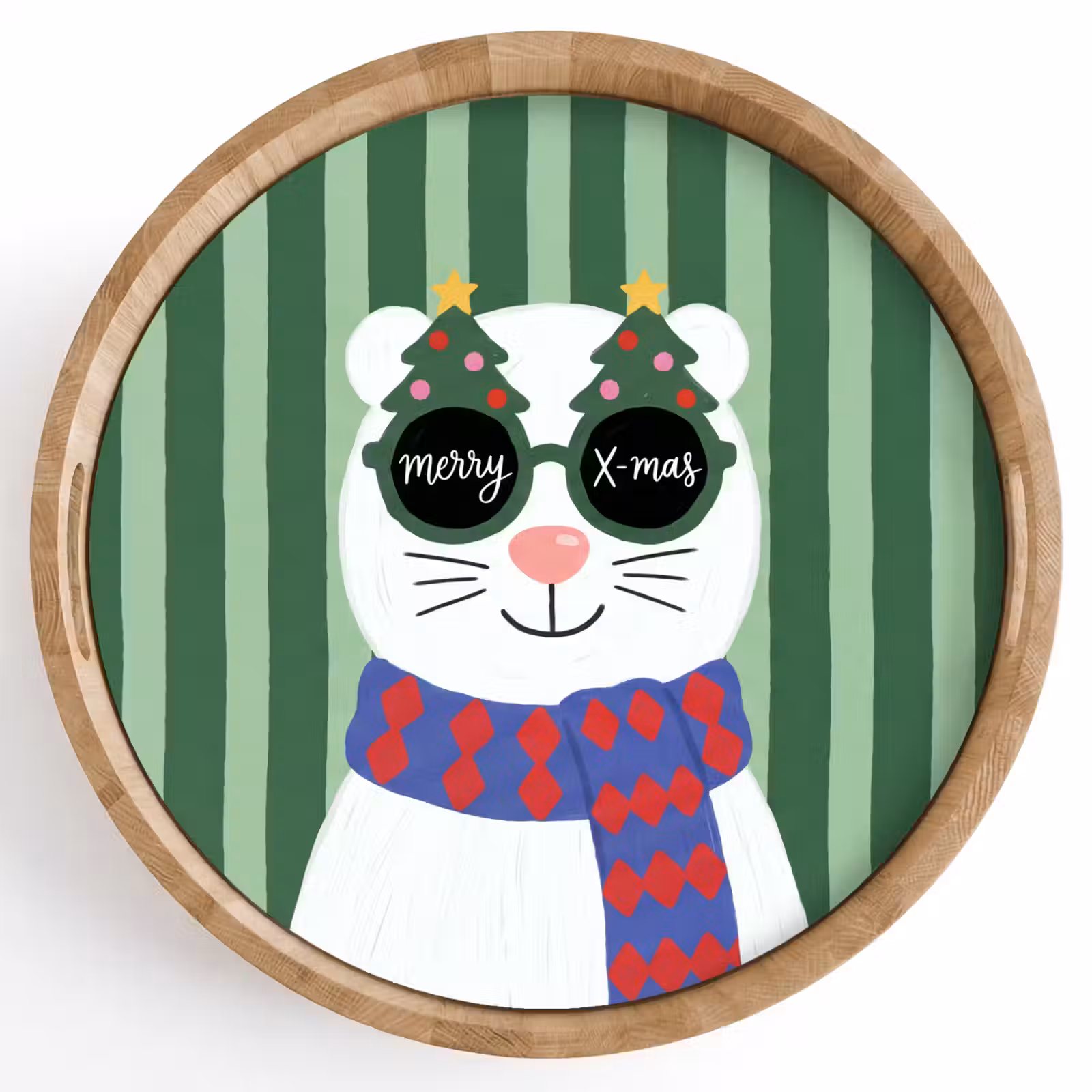 Dienblad - Dier - Winter - Cartoon — 1