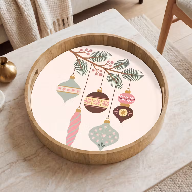 Dienblad - Kerst - Ornamenten - Tak — 2