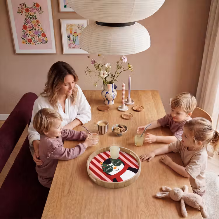 Dienblad - Pinguïn - Kerst - Illustratie — 7