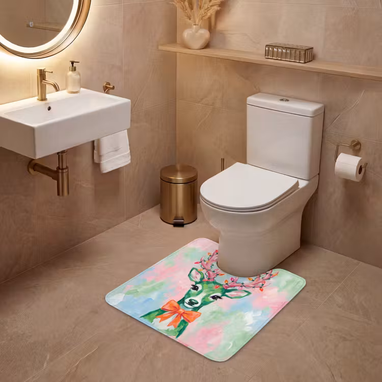 Wc Mat - Hert - Kerst - Dieren — 3