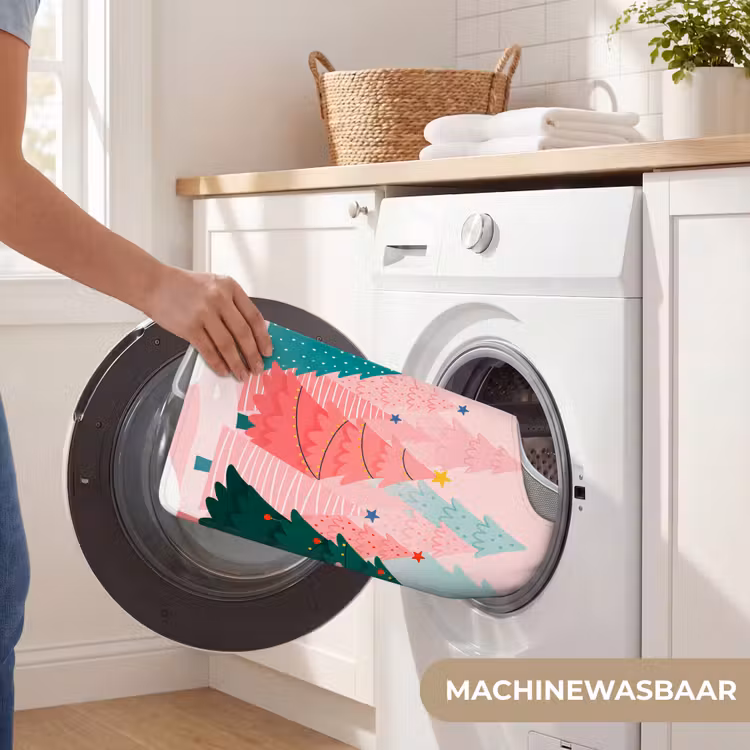 Wc Mat - Kerstbomen - Illustratie - Roze — 6