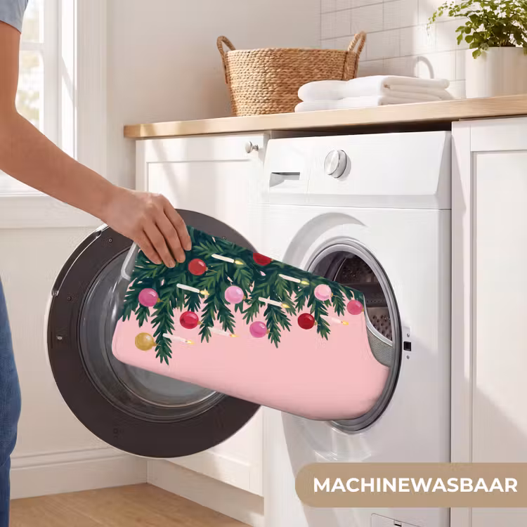 Wc Mat - Kerstboom - Kerst - Roze — 6