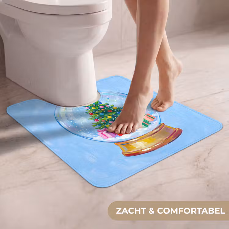 Wc Mat - Sneeuwbol - Kerst - Cadeaus — 5