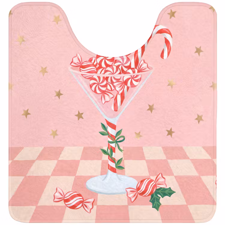 Wc Mat - Snoep - Glas - Roze