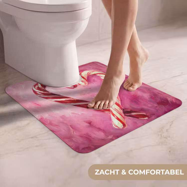 Wc Mat - Snoep - Hart - Roze — 5