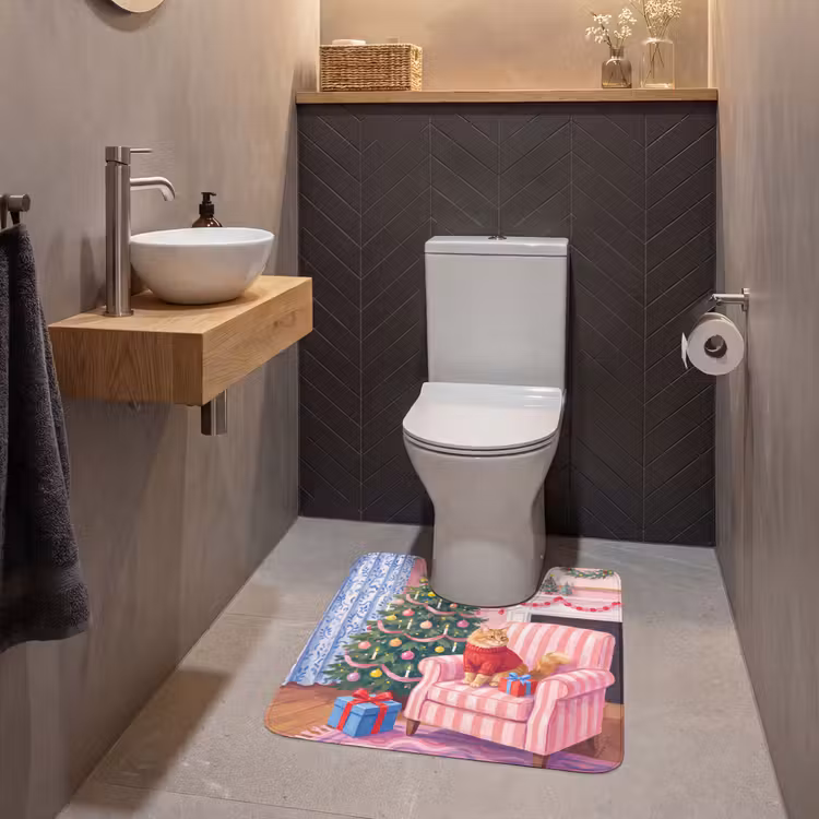 Wc Mat - Kat - Kerst - Interieur — 2