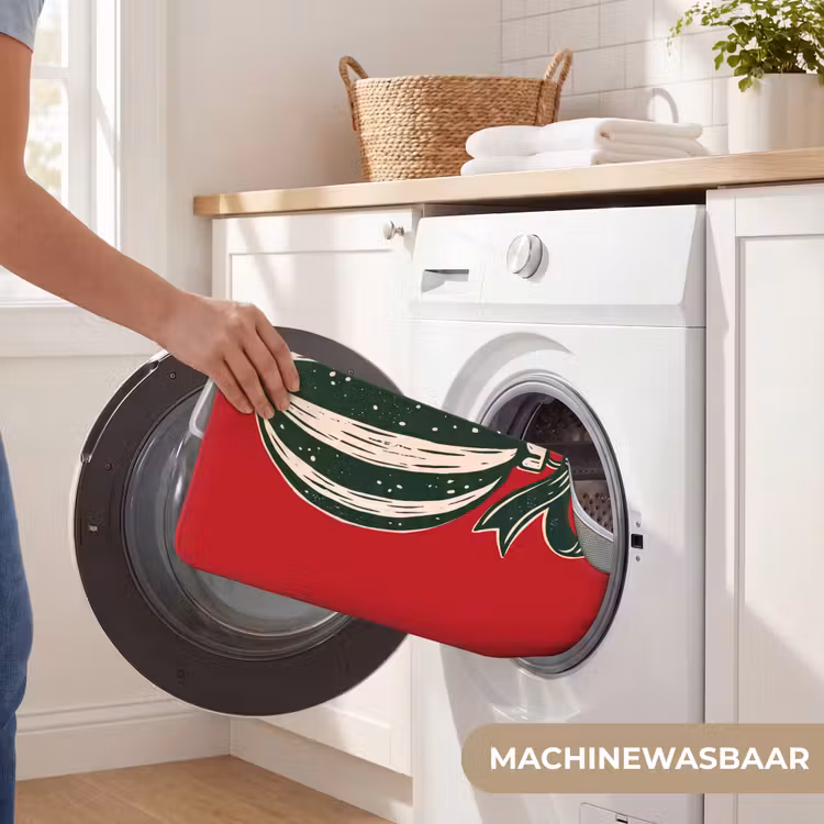 Wc Mat - Kerstbal - Kerst - Rood — 6