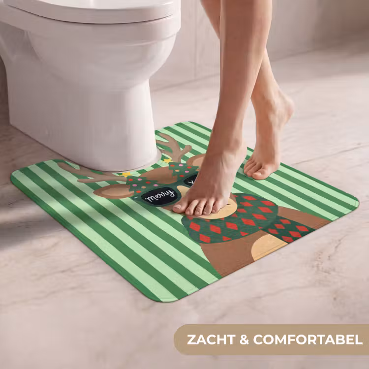 Wc Mat - Rendier - Kerst - Illustratie — 5