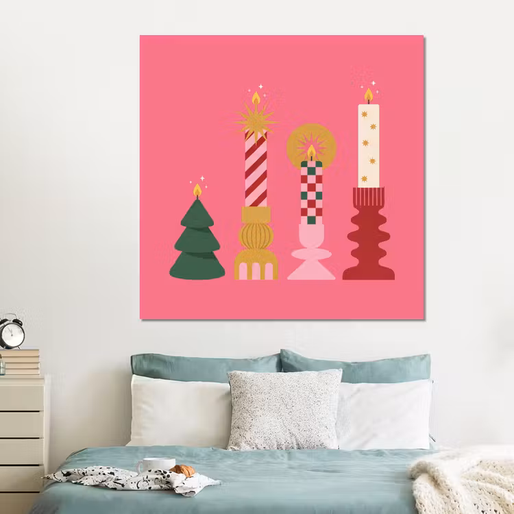 Forex - Kaarsen - Feest - Roze — 2