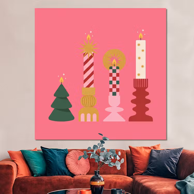 Forex - Kaarsen - Feest - Roze — 3