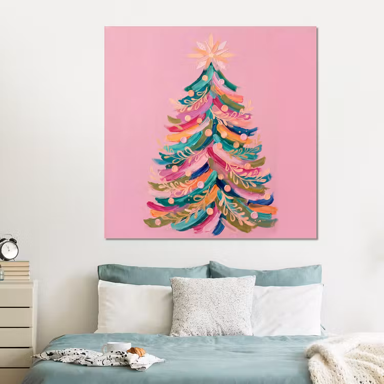 Forex - Kerstboom - Abstract - Kleurrijk — 2
