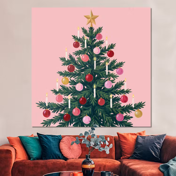 Forex - Kerstboom - Kerst - Roze — 3